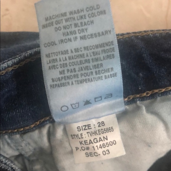 Joe's Jeans Skinny Ankle Destructed Keagan - Picture 6 of 6